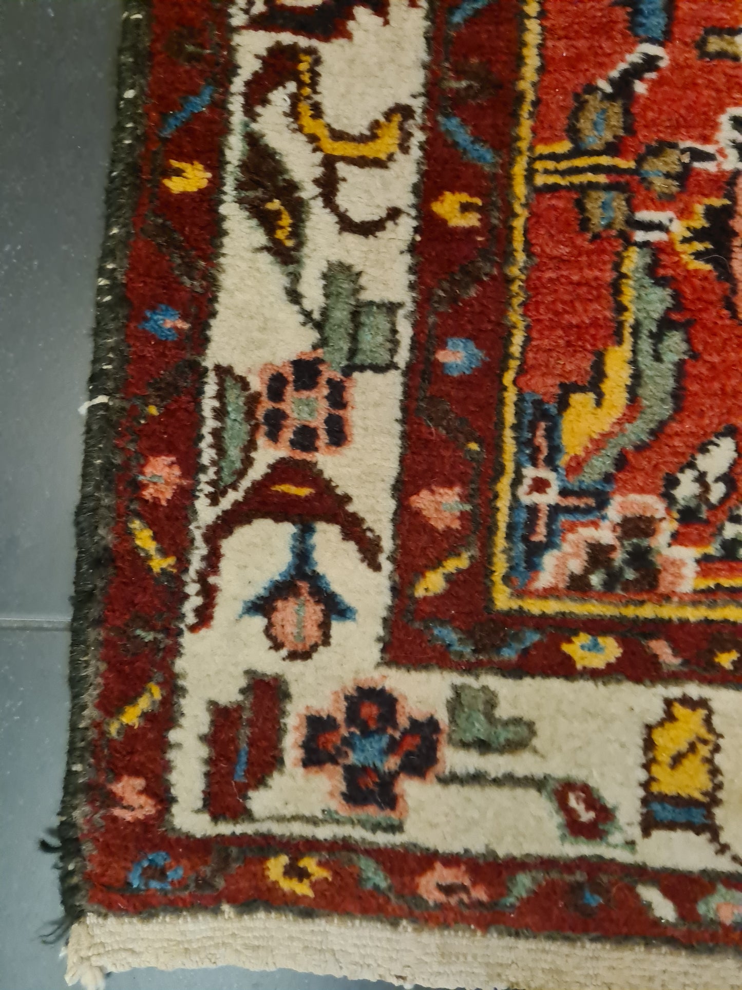 Perserteppich Orientteppich Handgeknüpfter Sarough Hamedan 298x80cm