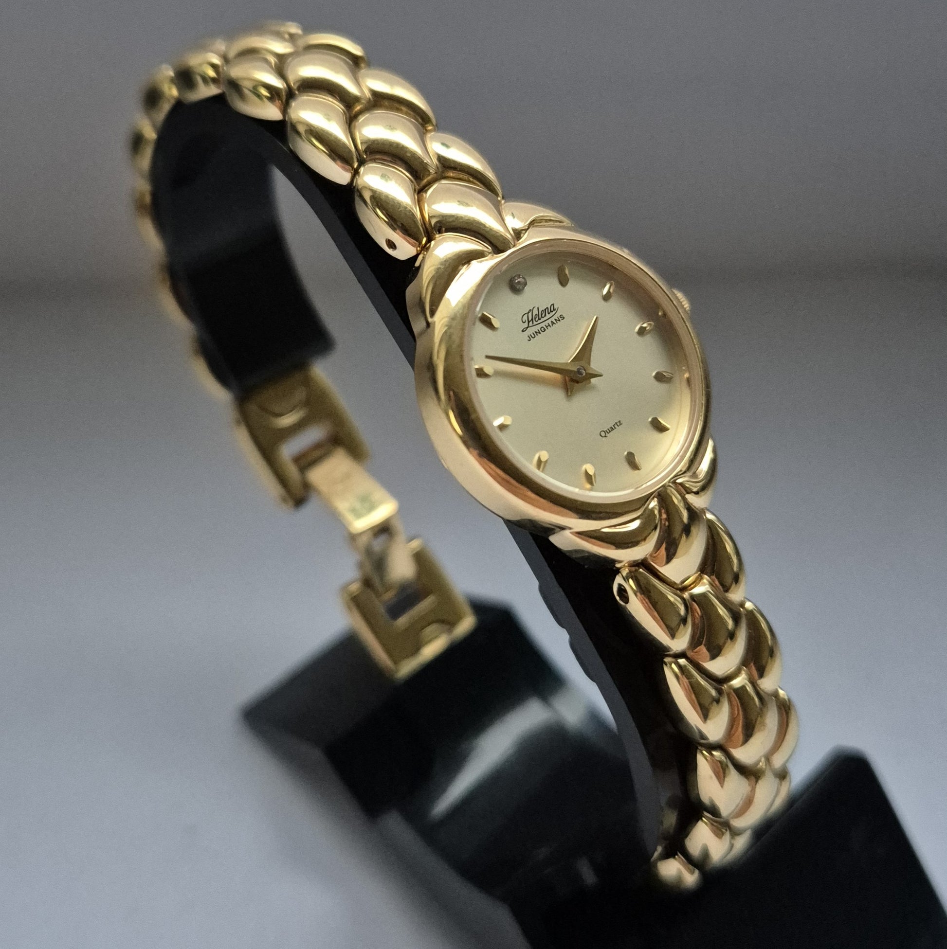 Junghans Damenuhr Gold 585 Alt Junghans Goldene Uhr Junghans