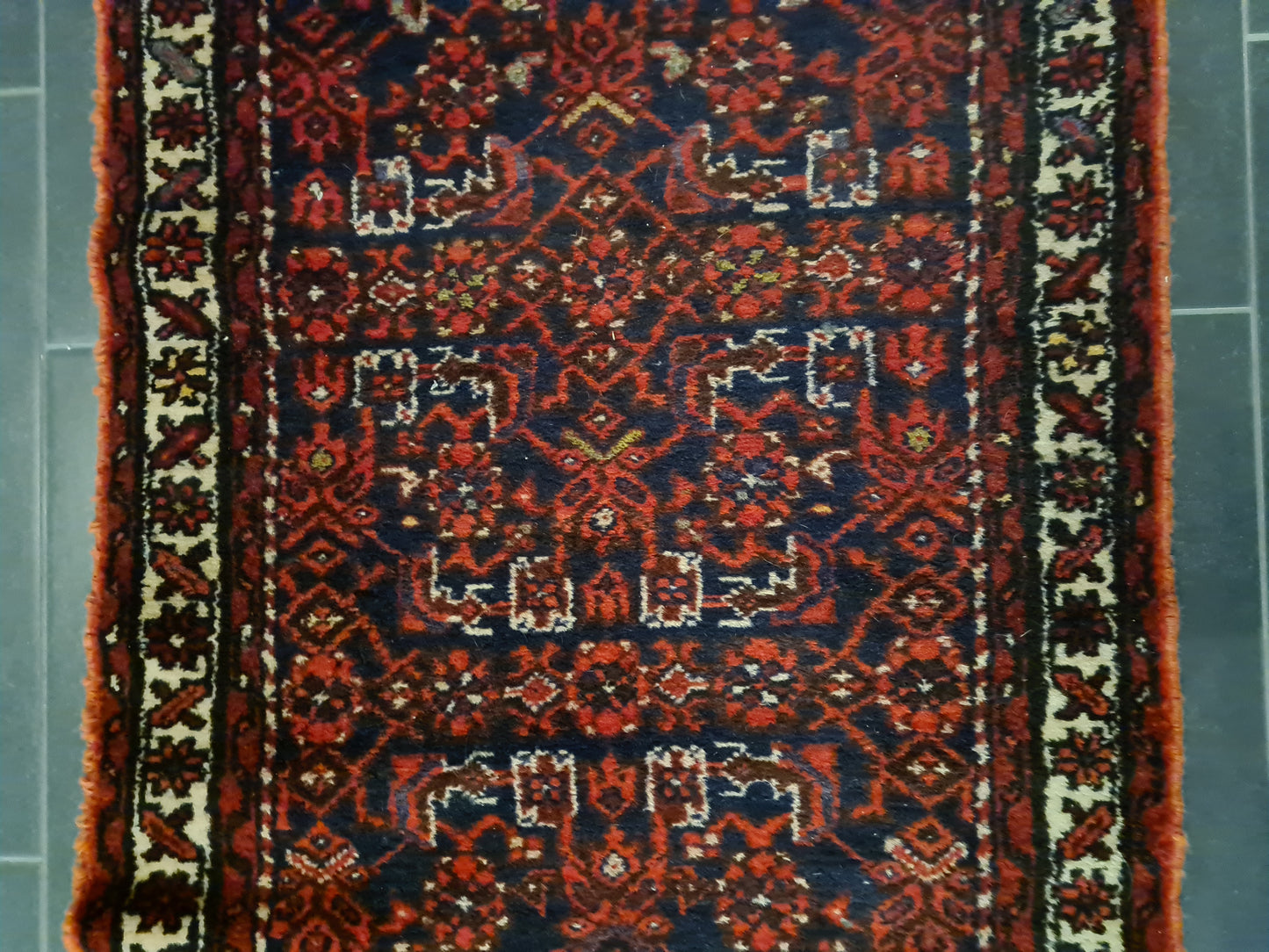 Perserteppich Orientteppich Handgeknüpfter Teppich Malaya Läufer 412x81cm