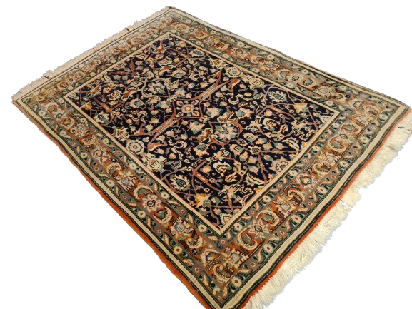 Perserteppich Orientteppich Handgeknüpfter Teppich Bidjar 163x115cm