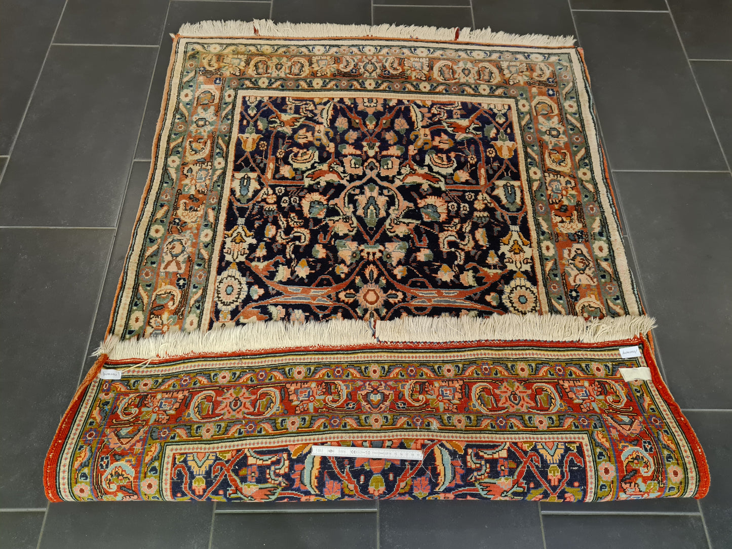 Perserteppich Orientteppich Handgeknüpfter Teppich Bidjar 163x115cm