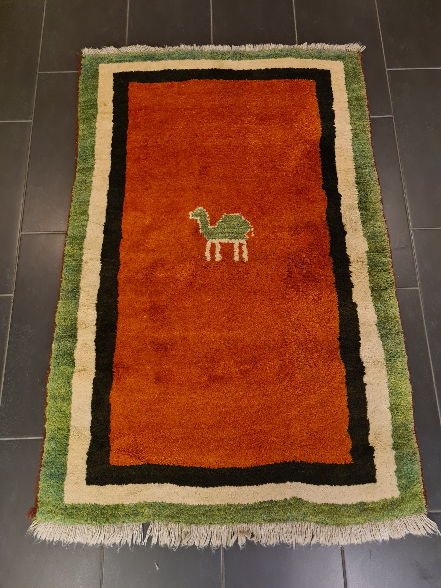 Perserteppich Orientteppich Handgeknüpfter Teppich Gabbeh 150x101cm