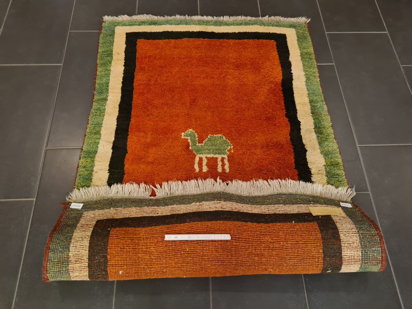 Perserteppich Orientteppich Handgeknüpfter Teppich Gabbeh 150x101cm