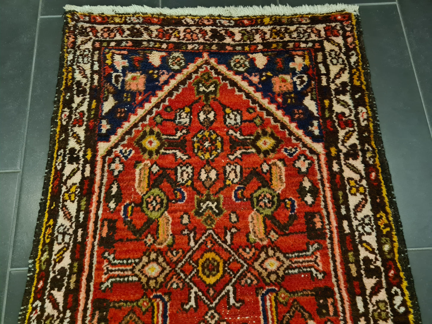 Perserteppich Orientteppich Handgeknüpfter Teppich Malaya Läufer 293x80cm