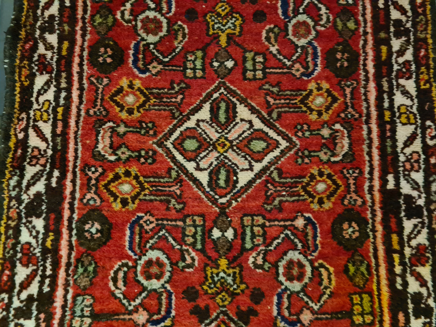 Perserteppich Orientteppich Handgeknüpfter Teppich Malaya Läufer 293x80cm