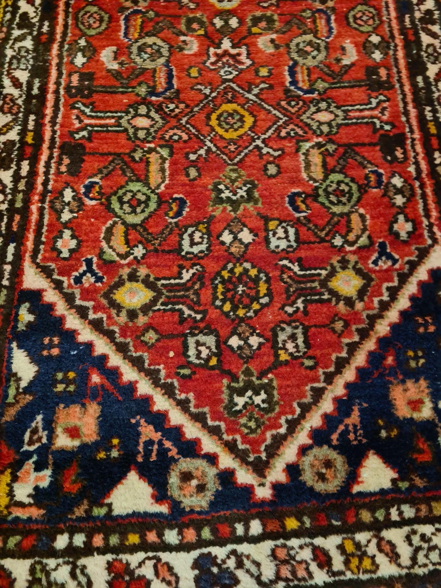 Perserteppich Orientteppich Handgeknüpfter Teppich Malaya Läufer 293x80cm