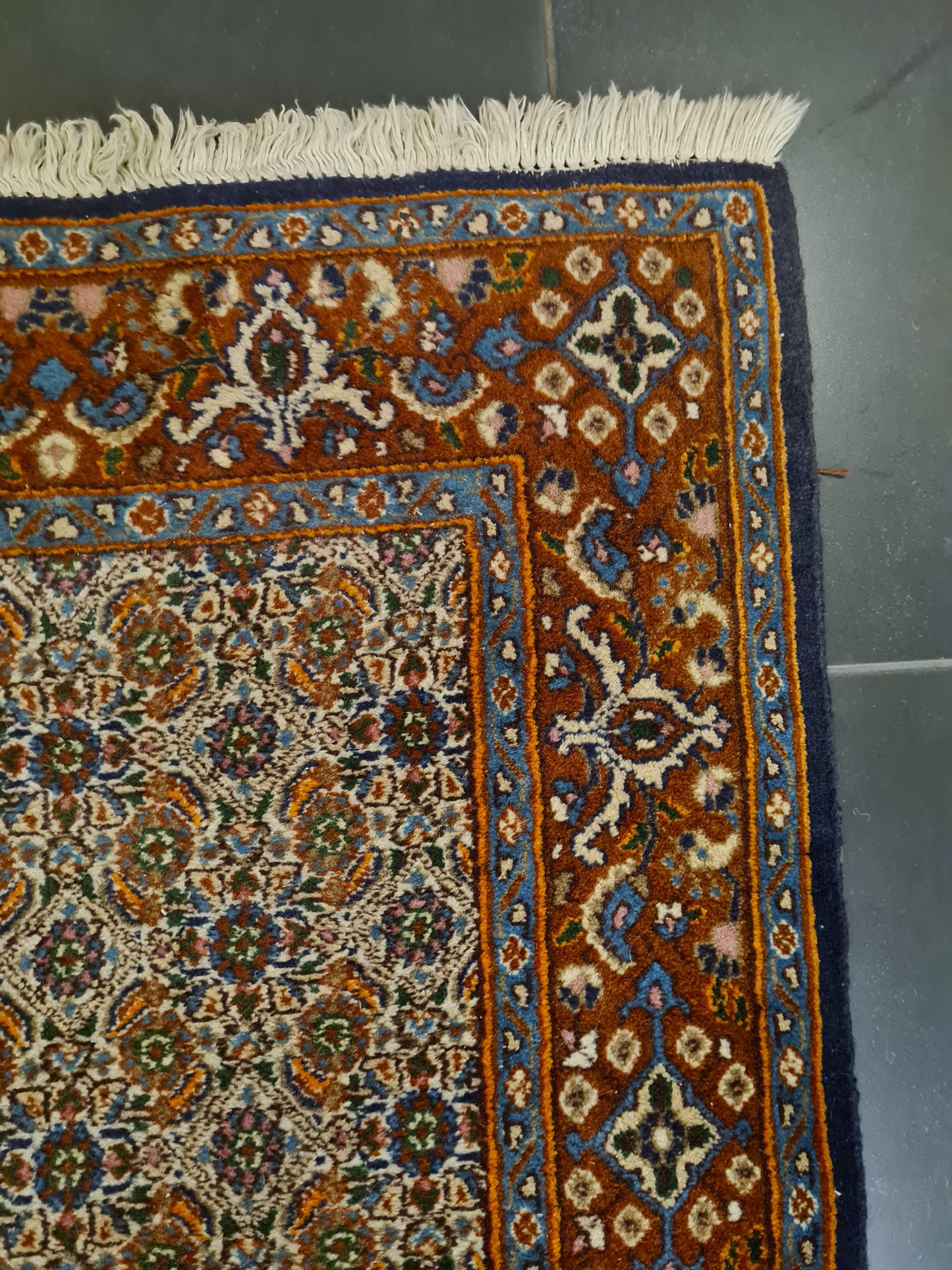 Perserteppich Orientteppich Handgeknüpfter Teppich Moud Fein 123x71cm