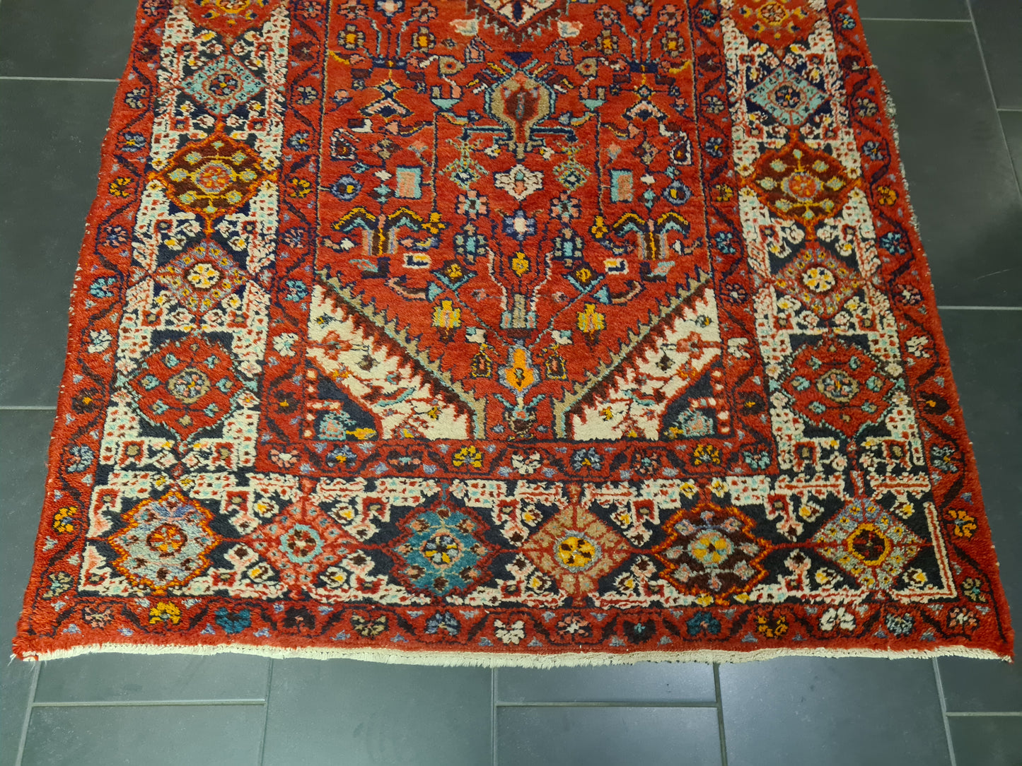 Perserteppich Orientteppich Handgeknüpfter Teppich Malaya fein 261x138cm