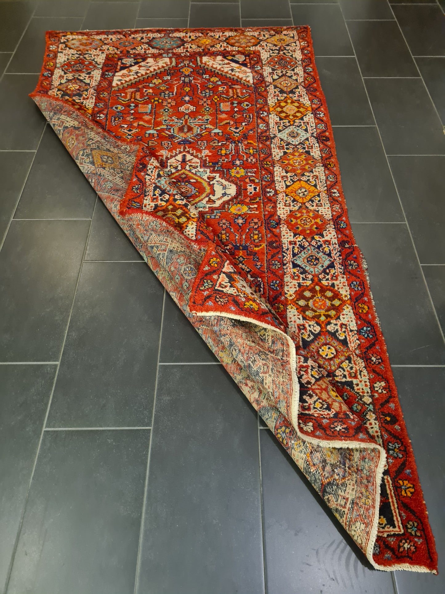 Perserteppich Orientteppich Handgeknüpfter Teppich Malaya fein 261x138cm