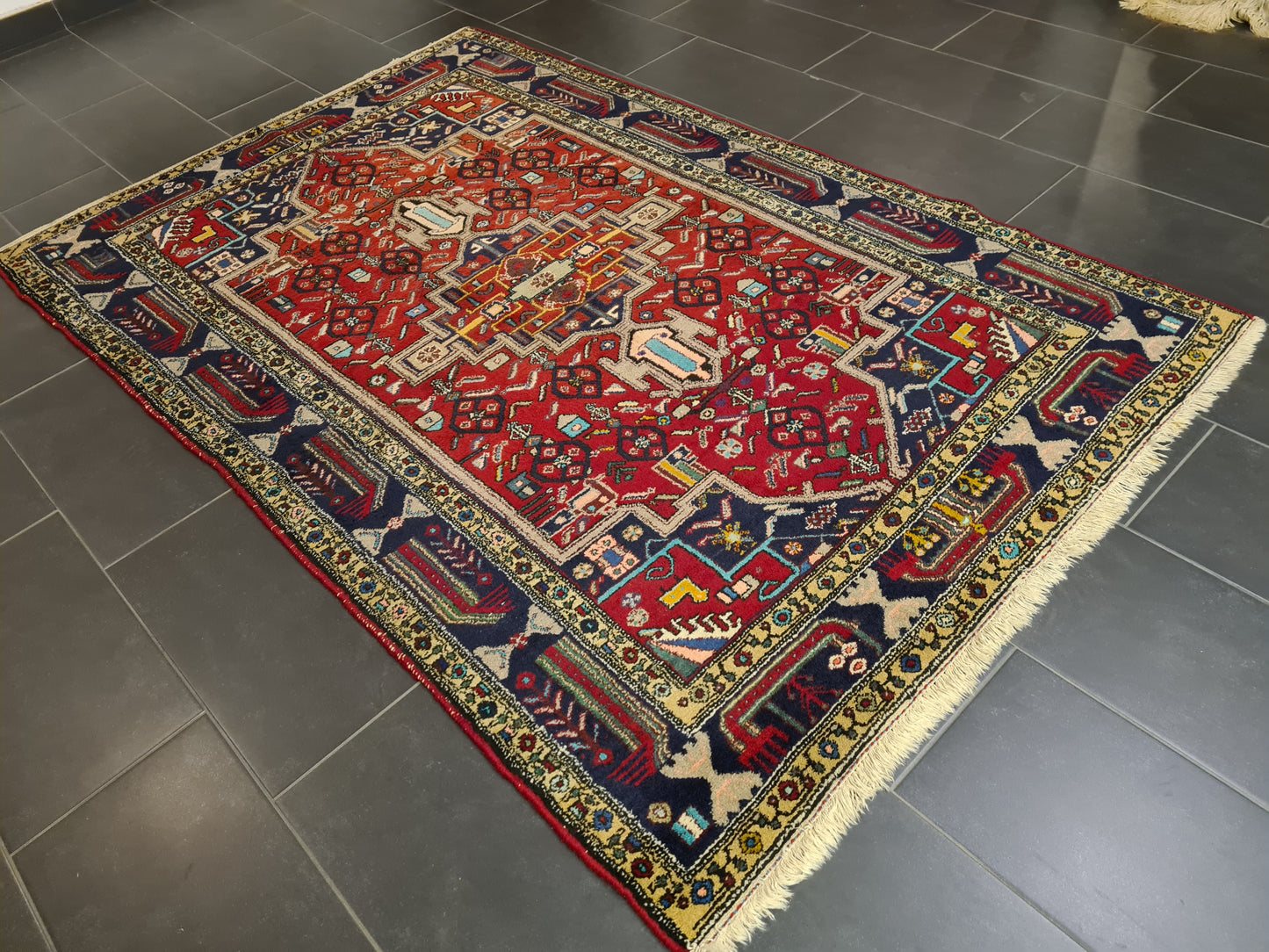 Perserteppich Orientteppich Handgeknüpfter Teppich Malaya 242x156cm