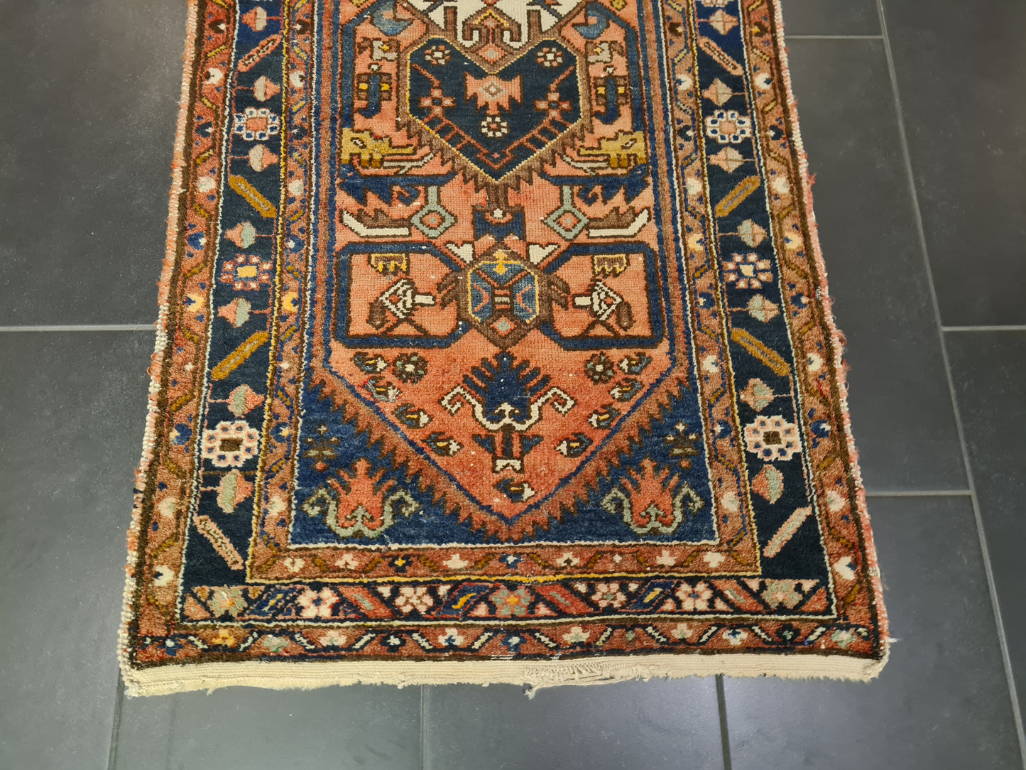 Perserteppich Orientteppich Handgeknüpfter Teppich Malaya Läufer 283x78cm