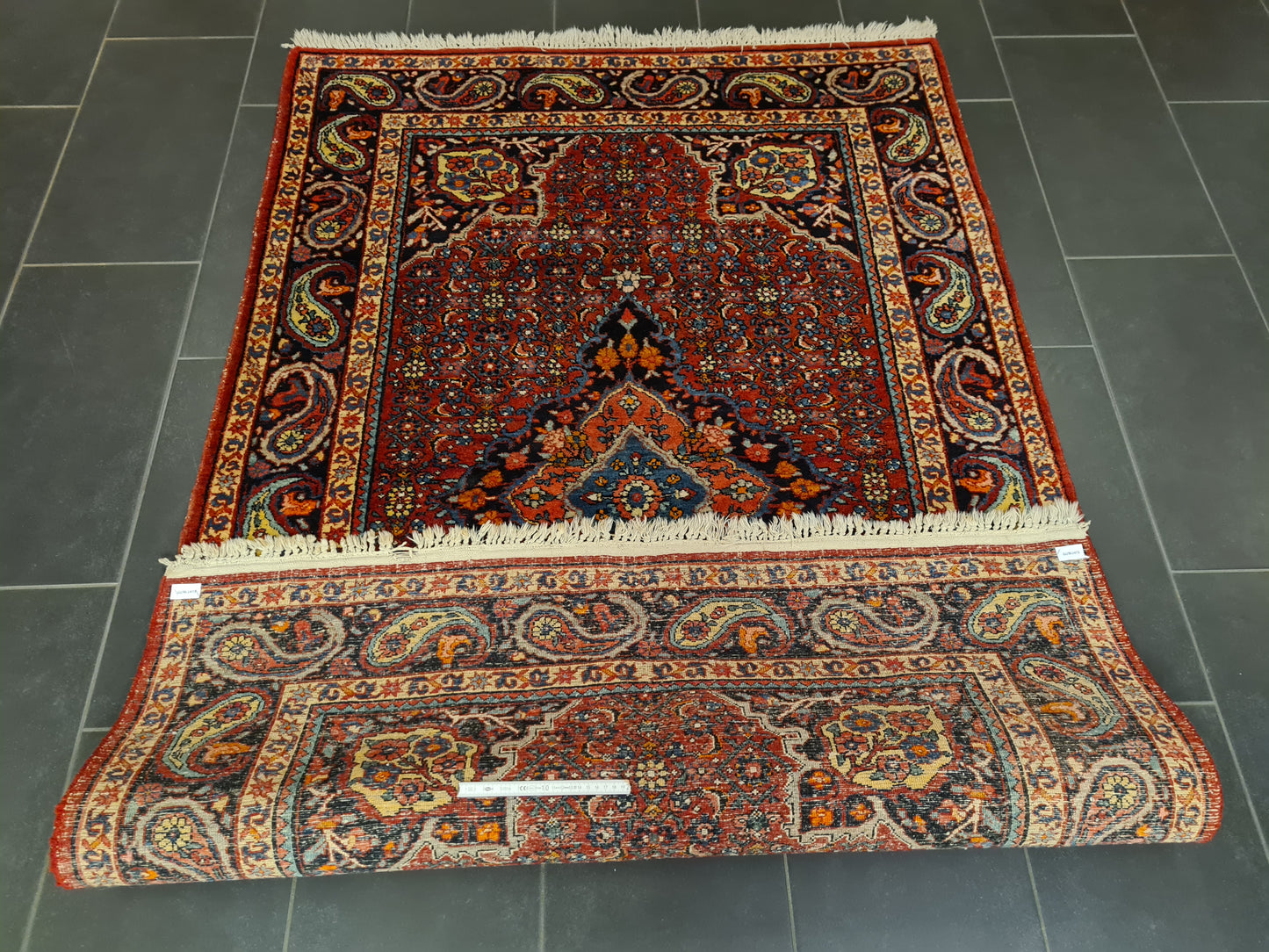 Perserteppich  Orientteppich Handgeknüpfter Teppich Bidjar fein 213x133cm