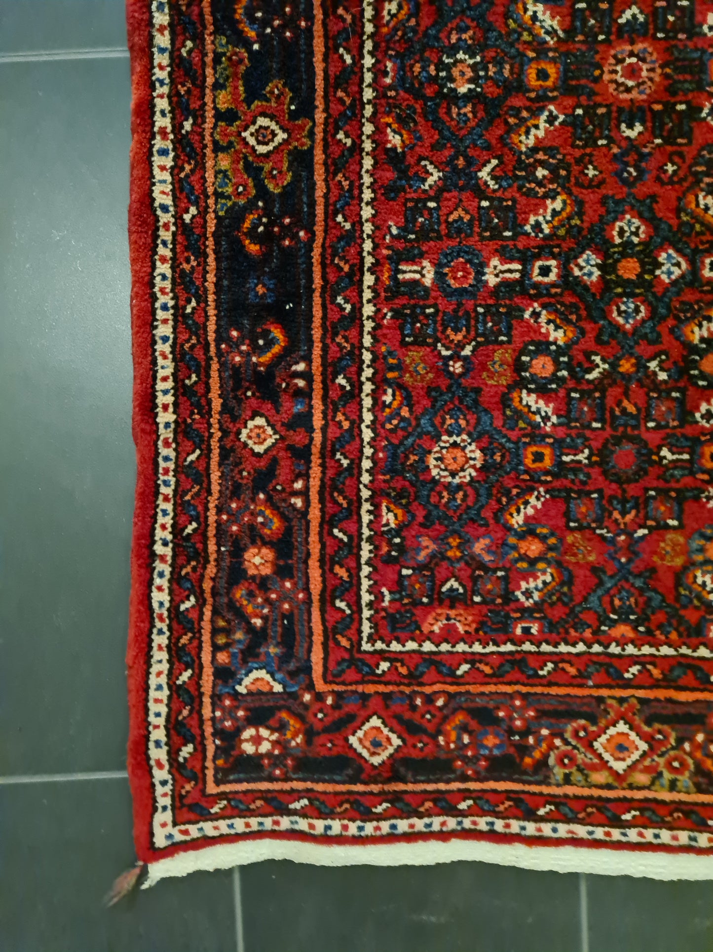 Perserteppich Orientteppich Handgeknüpfter Teppich Malaya Läufer 373x83cm