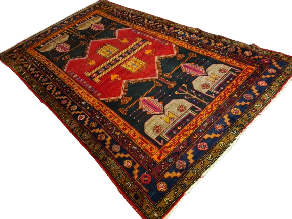 Perserteppich Orientteppich Handgeknüpfter Teppich Malaya antik 260x152cm