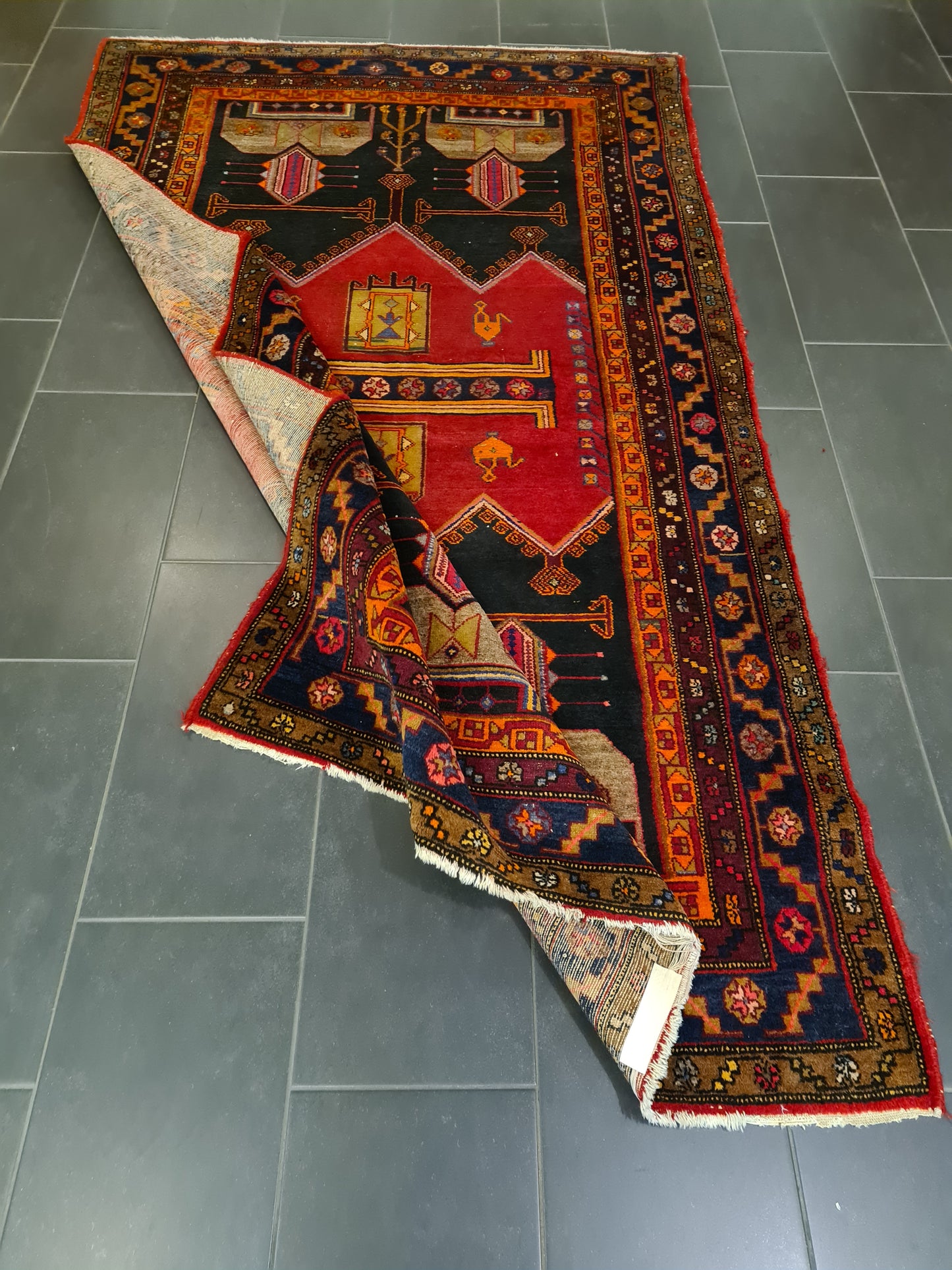 Perserteppich Orientteppich Handgeknüpfter Teppich Malaya antik 260x152cm