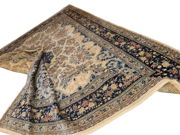 Perserteppich Orientteppich Handgeknüpfter Kirman Laver 384x281cm