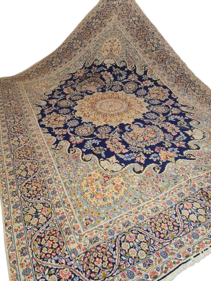 Perserteppich Orientteppich Handgeknüpfter Teppich Kirman 412x295cm