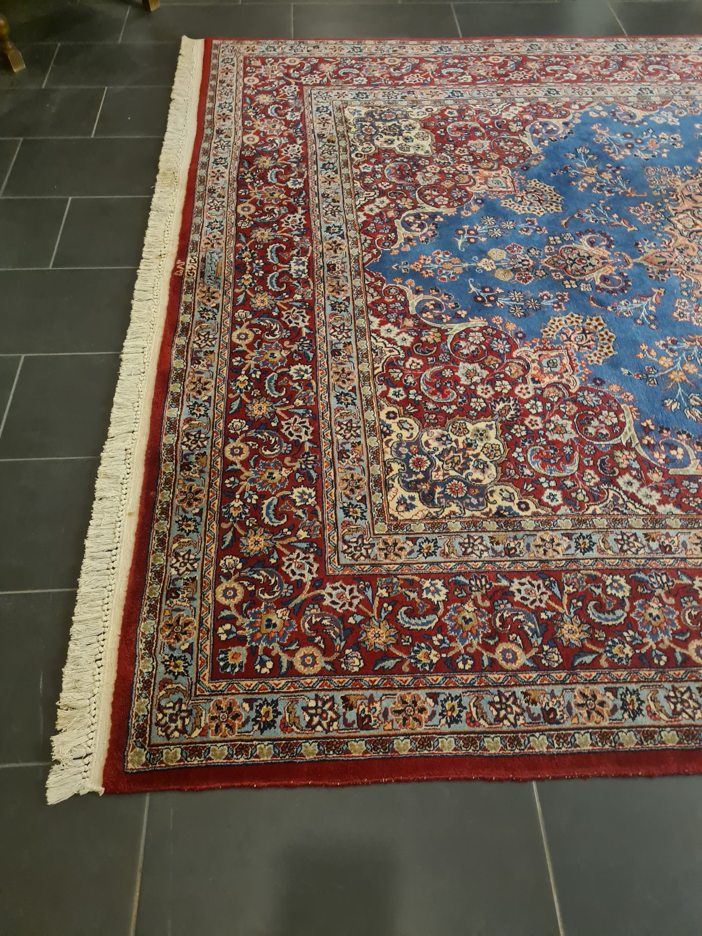 Perserteppich Orientteppich Handgeknüpfter Hereke Teppich signiert 360x252cm