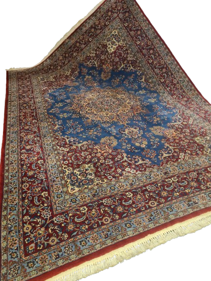 Perserteppich Orientteppich Handgeknüpfter Hereke Teppich signiert 360x252cm