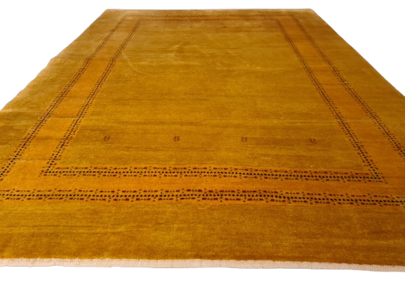 Perserteppich Orientteppich Handgeknüpfter Gold Loribaff Gabbeh 240x174cm