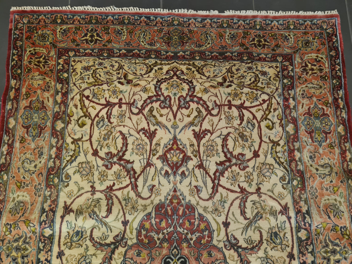 Perserteppich Orientteppich Handgeknüpfter Teppich Isfahan fein 156x110cm