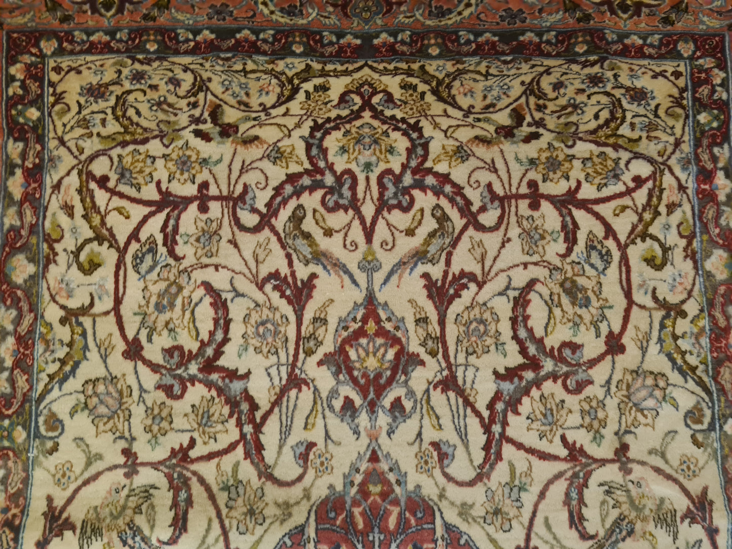 Perserteppich Orientteppich Handgeknüpfter Teppich Isfahan fein 156x110cm