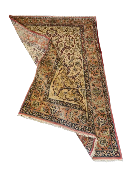 Perserteppich Orientteppich Handgeknüpfter Teppich Isfahan fein 156x110cm