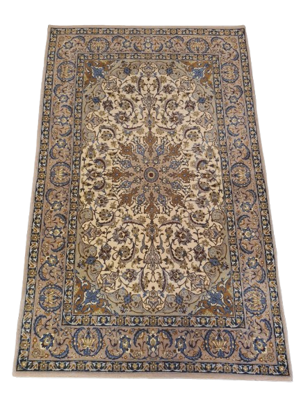 Perserteppich Orientteppich Handgeknüpfter Teppich Isfahan fein 172x109cm