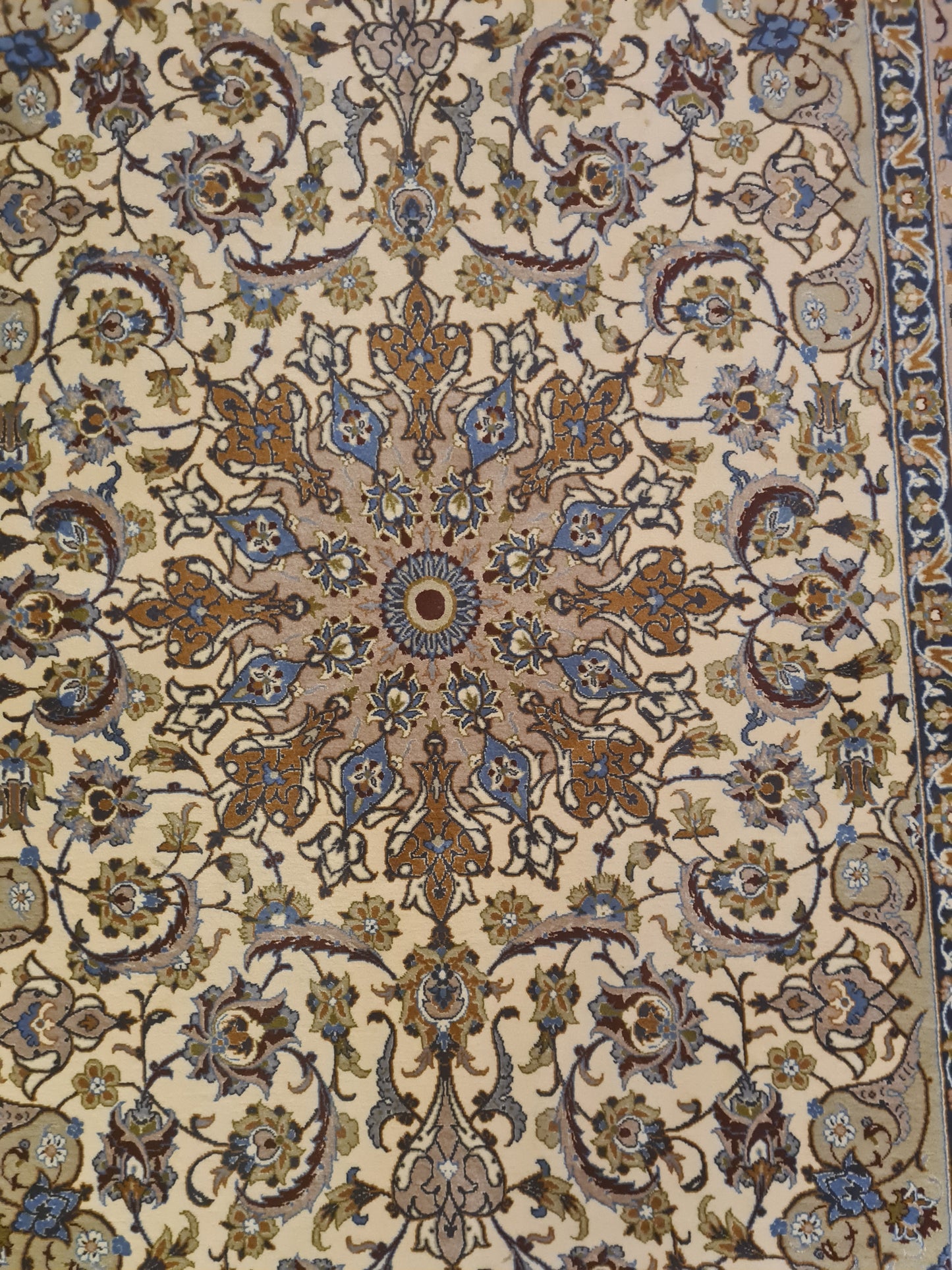 Perserteppich Orientteppich Handgeknüpfter Teppich Isfahan fein 172x109cm