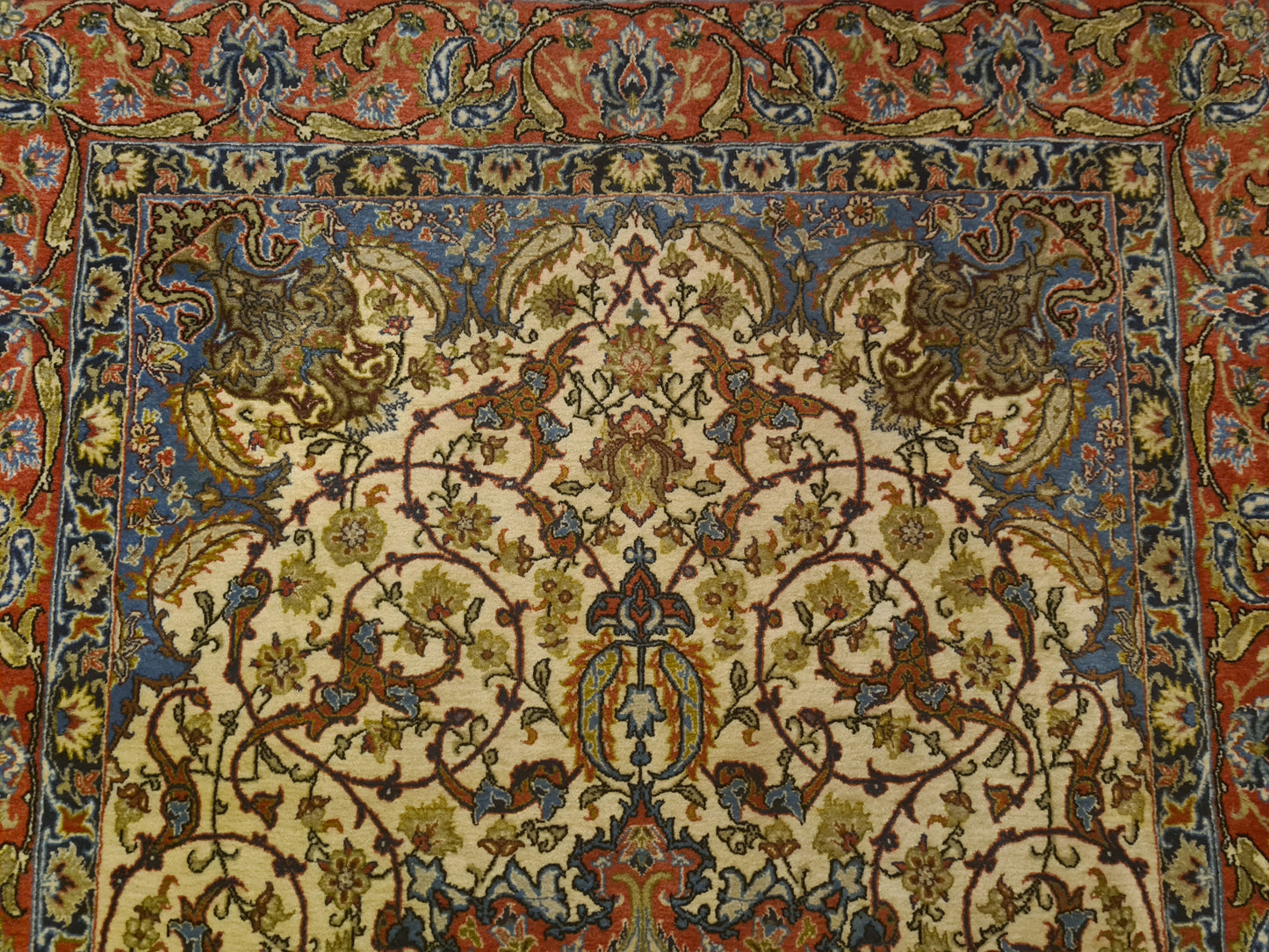 Perserteppich Orientteppich Handgeknüpfter Teppich Isfahan fein 165x109cm