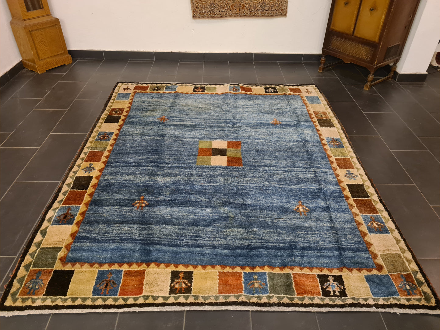 Perserteppich Orientteppich Handgeknüpfter Teppich Gabbeh 250x209cm