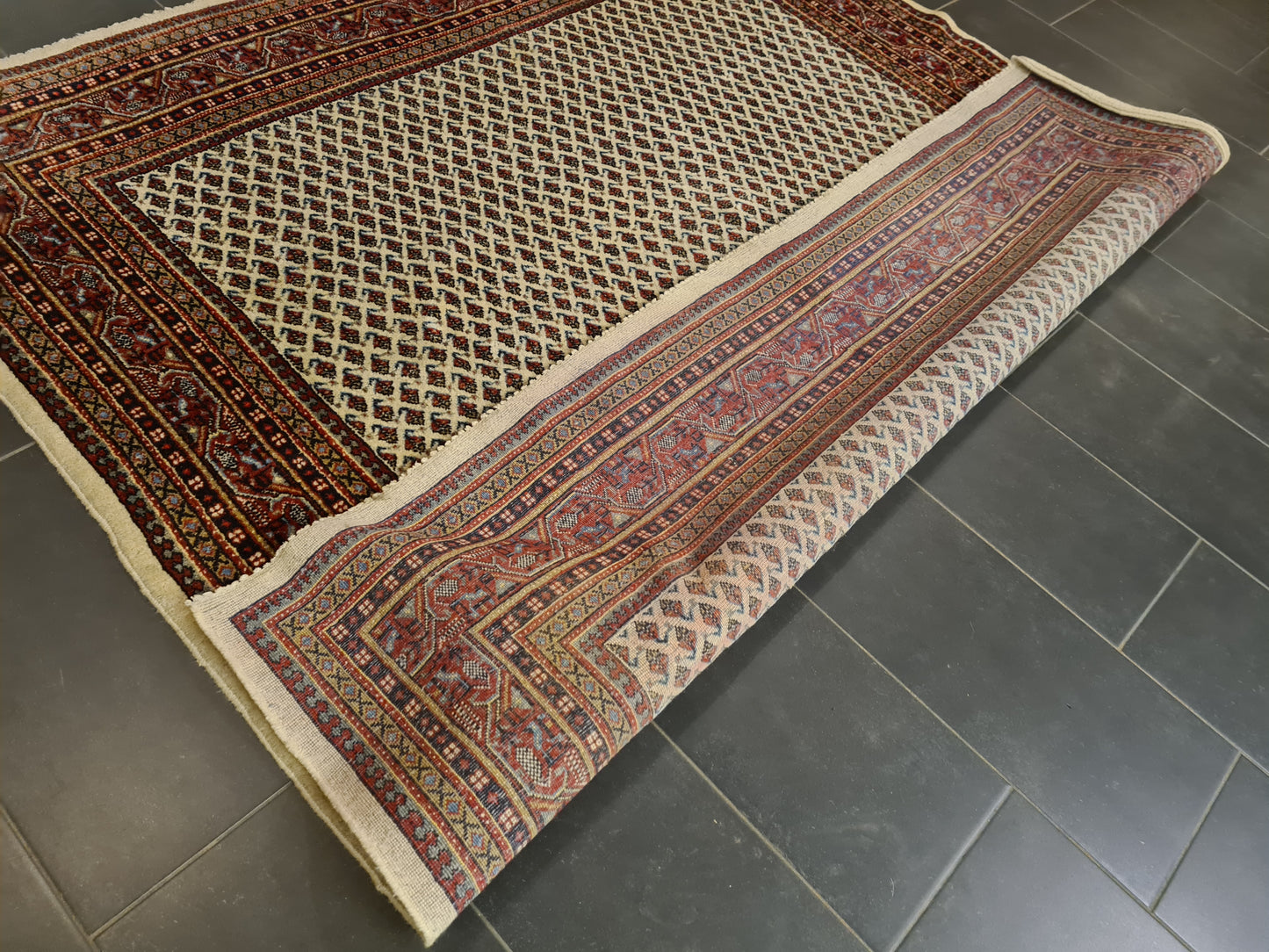 Perserteppich Orientteppich Handgeknüpfter Teppich Sarough Mir 220x220cm