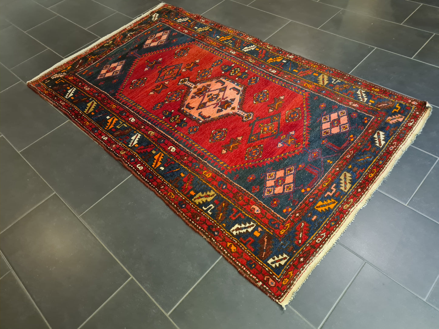 Perserteppich Orientteppich Handgeknüpfter Teppich Malaya 203x121cm