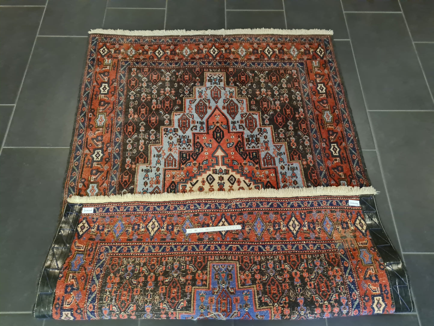 Perserteppich Orientteppich Handgeknüpfter Teppich Senneh Bidjar 170x116cm