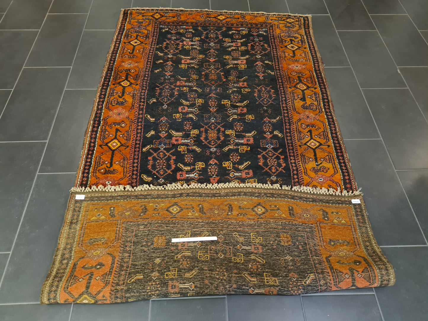 Perserteppich Orientteppich Handgeknüpfter Teppich Belutsch antik 264x137cm