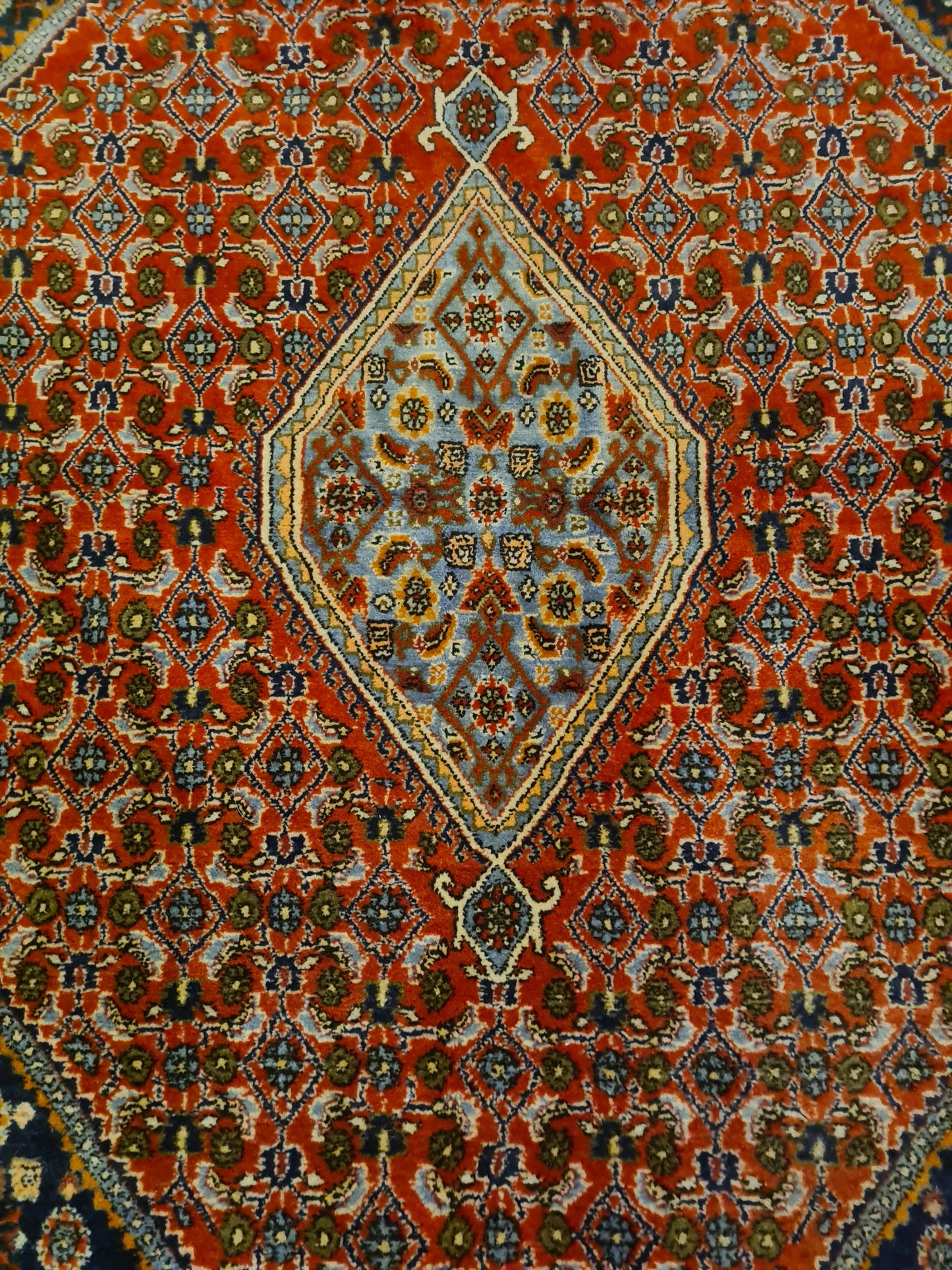 Perserteppich Orientteppich Handgeknüpfter Teppich Bidjar fein 170x118cm