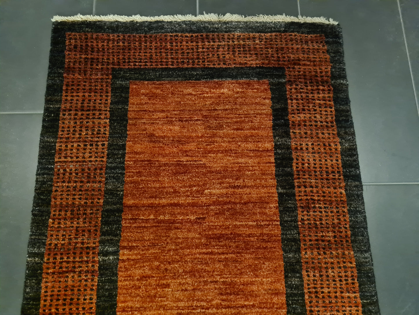 Perserteppich Orientteppich Handgeknüpfter Teppich Gabbeh Lori 259x82cm