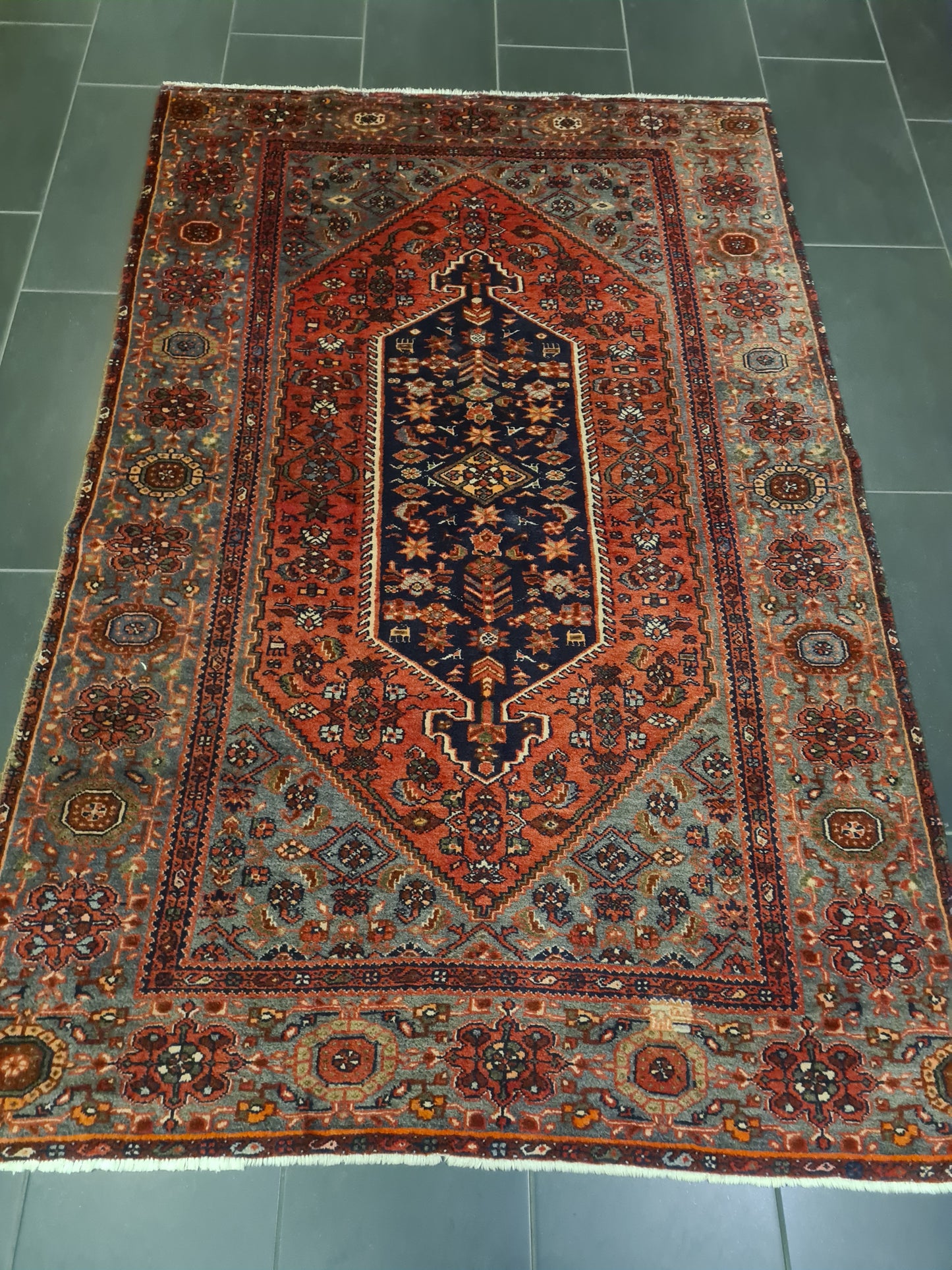 Perserteppich Orientteppich Handgeknüpfter Teppich Malaya fein 205x145cm