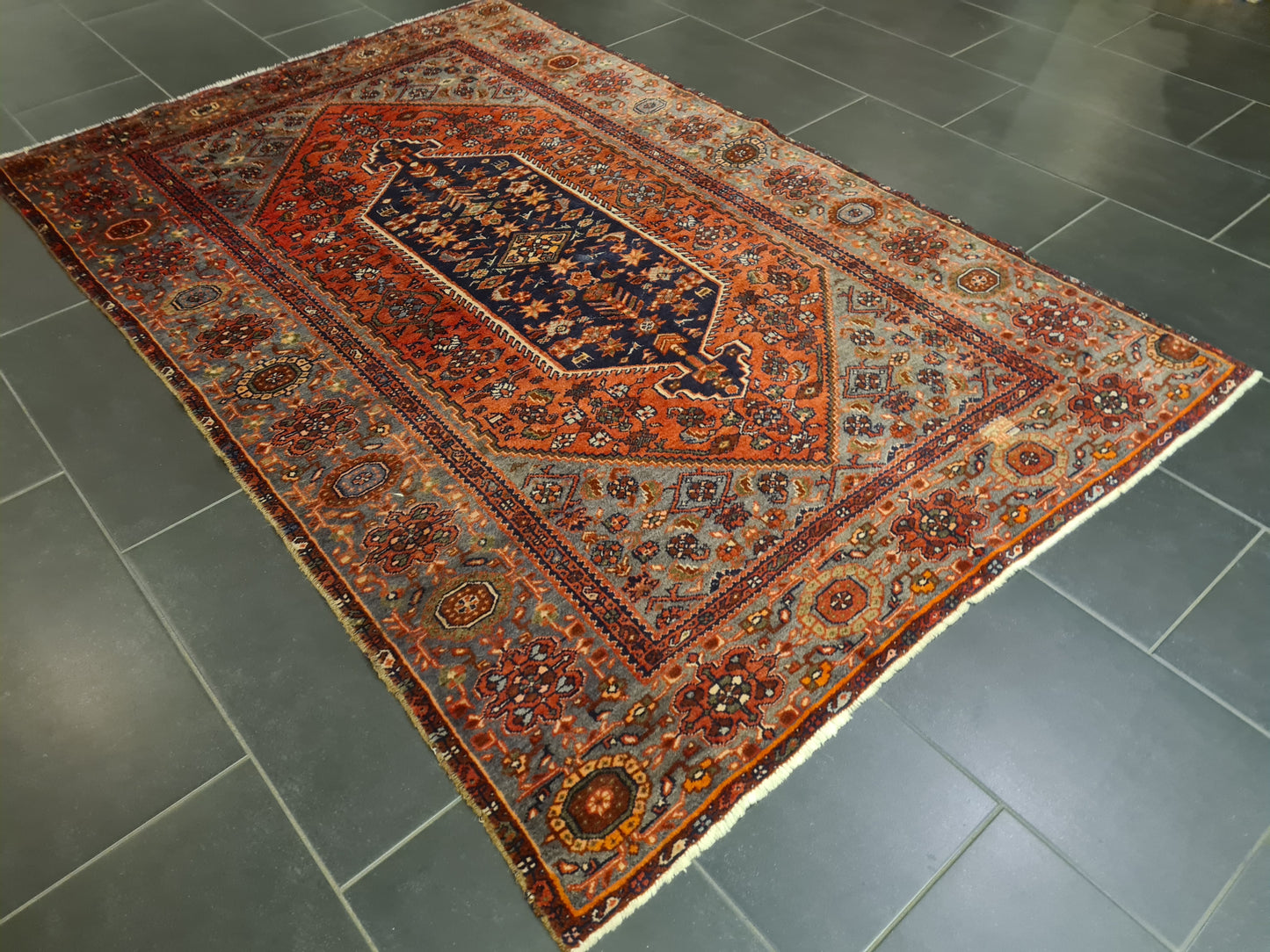 Perserteppich Orientteppich Handgeknüpfter Teppich Malaya fein 205x145cm