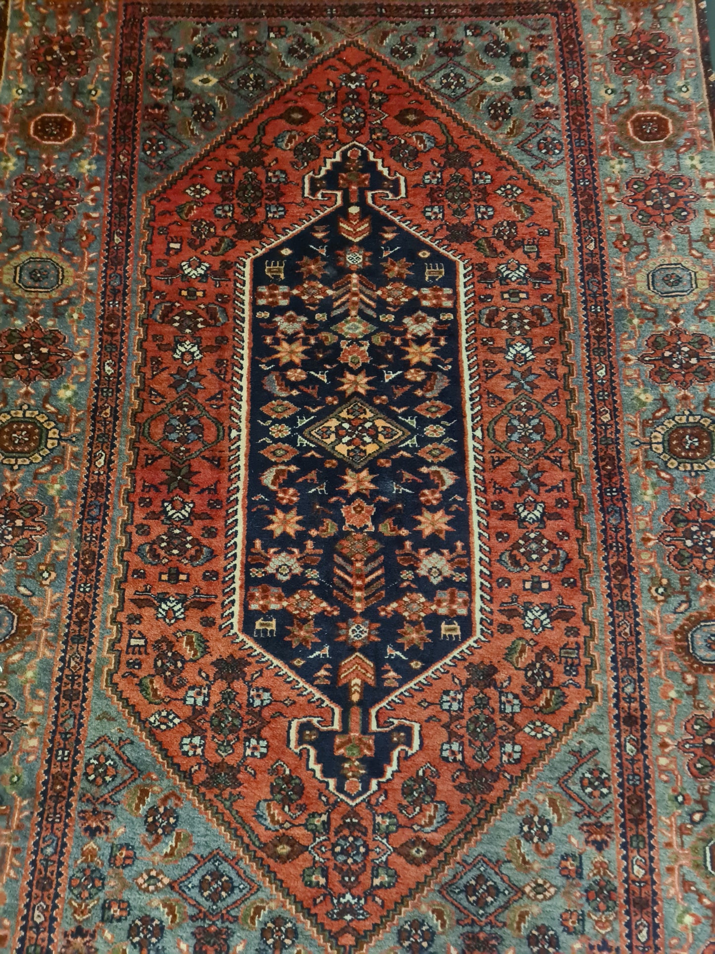 Perserteppich Orientteppich Handgeknüpfter Teppich Malaya fein 205x145cm