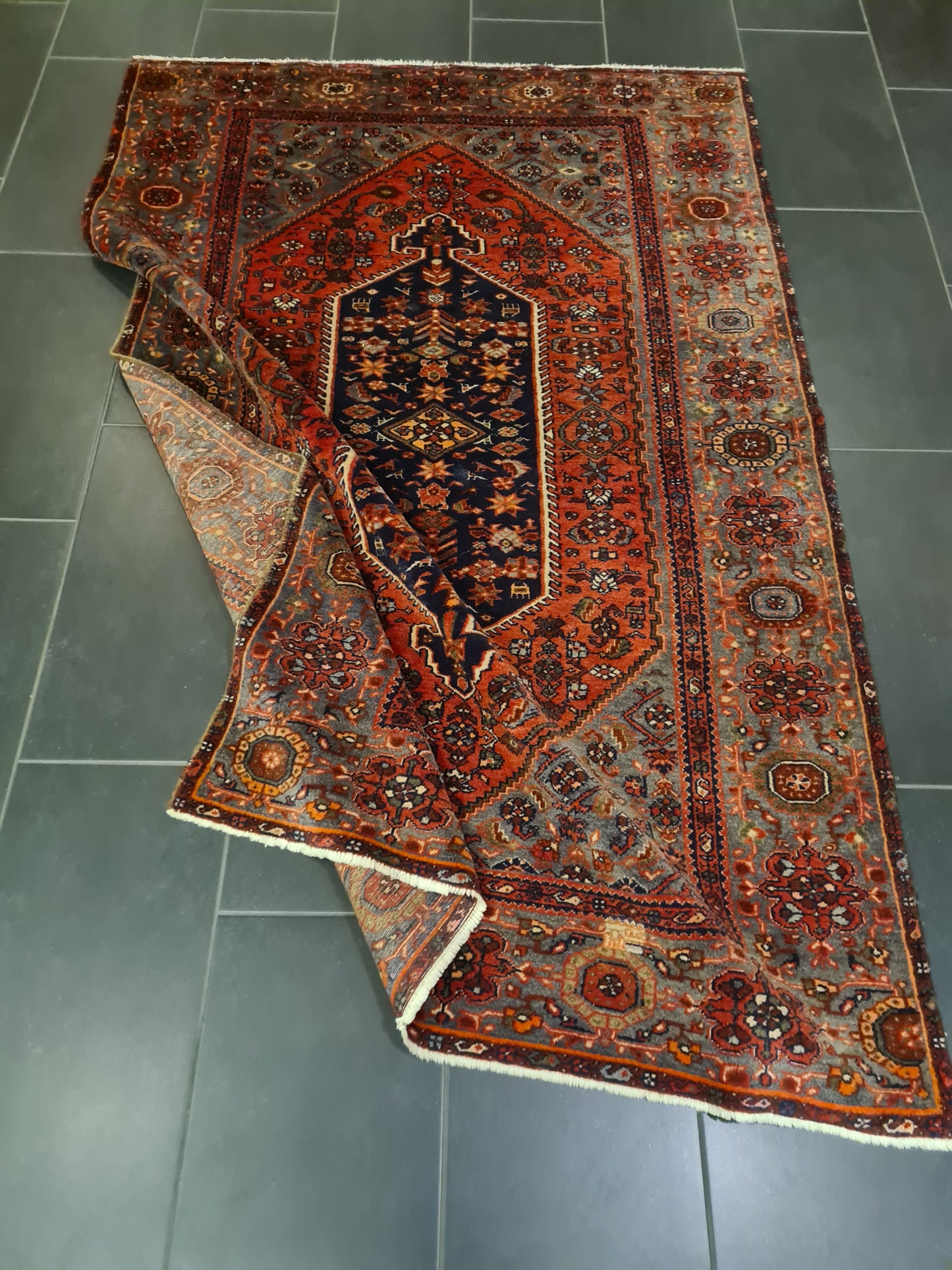 Perserteppich Orientteppich Handgeknüpfter Teppich Malaya fein 205x145cm