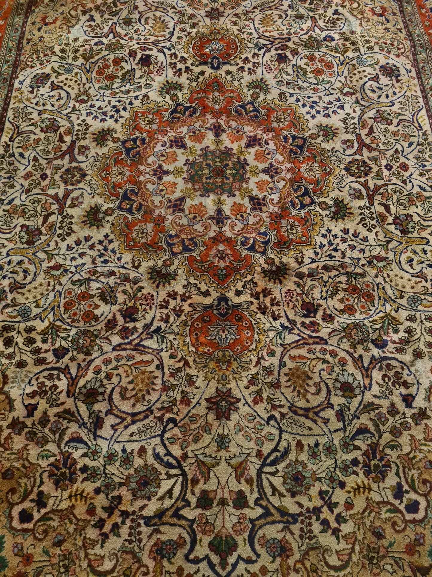 Perserteppich Orientteppich Handgeknüpfter Teppich Täbris 310x200cm