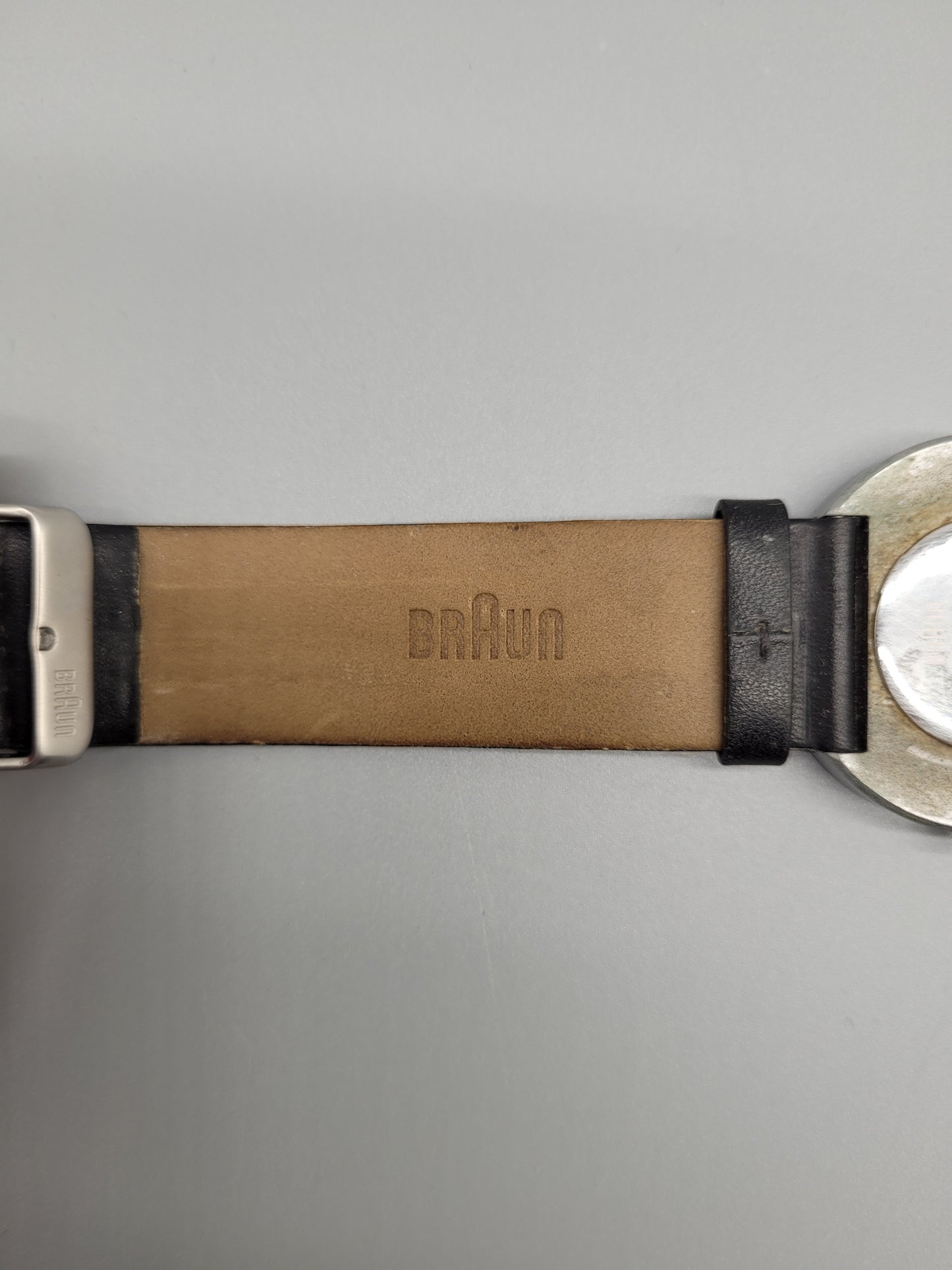 Armbanduhr Braun Echtleder Edelstahl Water Resistant