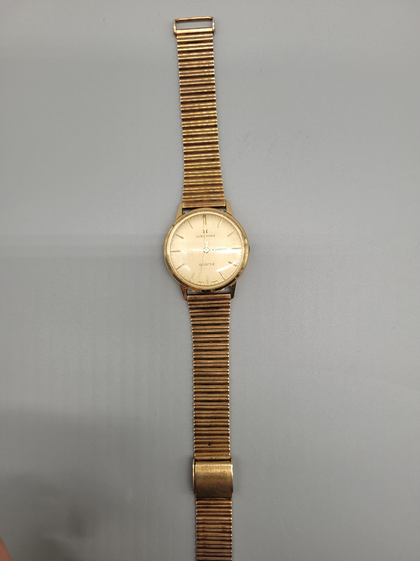 Armbanduhr Junghans 14K Gold Quartz HWM 1956–1981