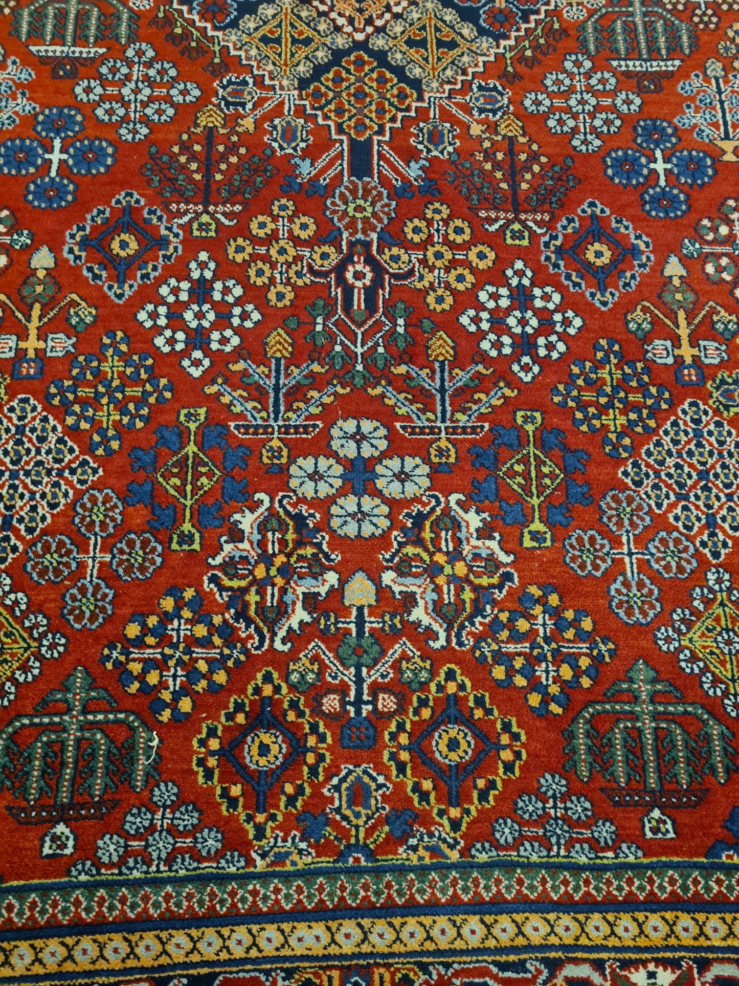 Perserteppich Orientteppich Handgeknüpfter Teppich Keshan antik 243x148cm