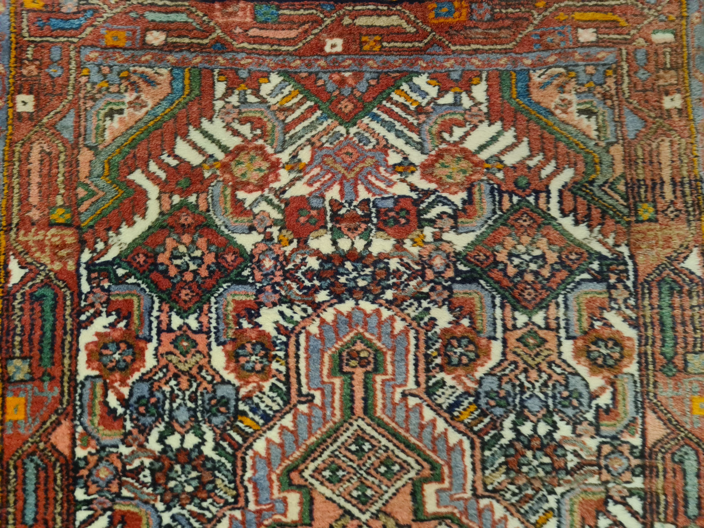 Perserteppich Orientteppich Handgeknüpfter Teppich Hamedan 132x79cm