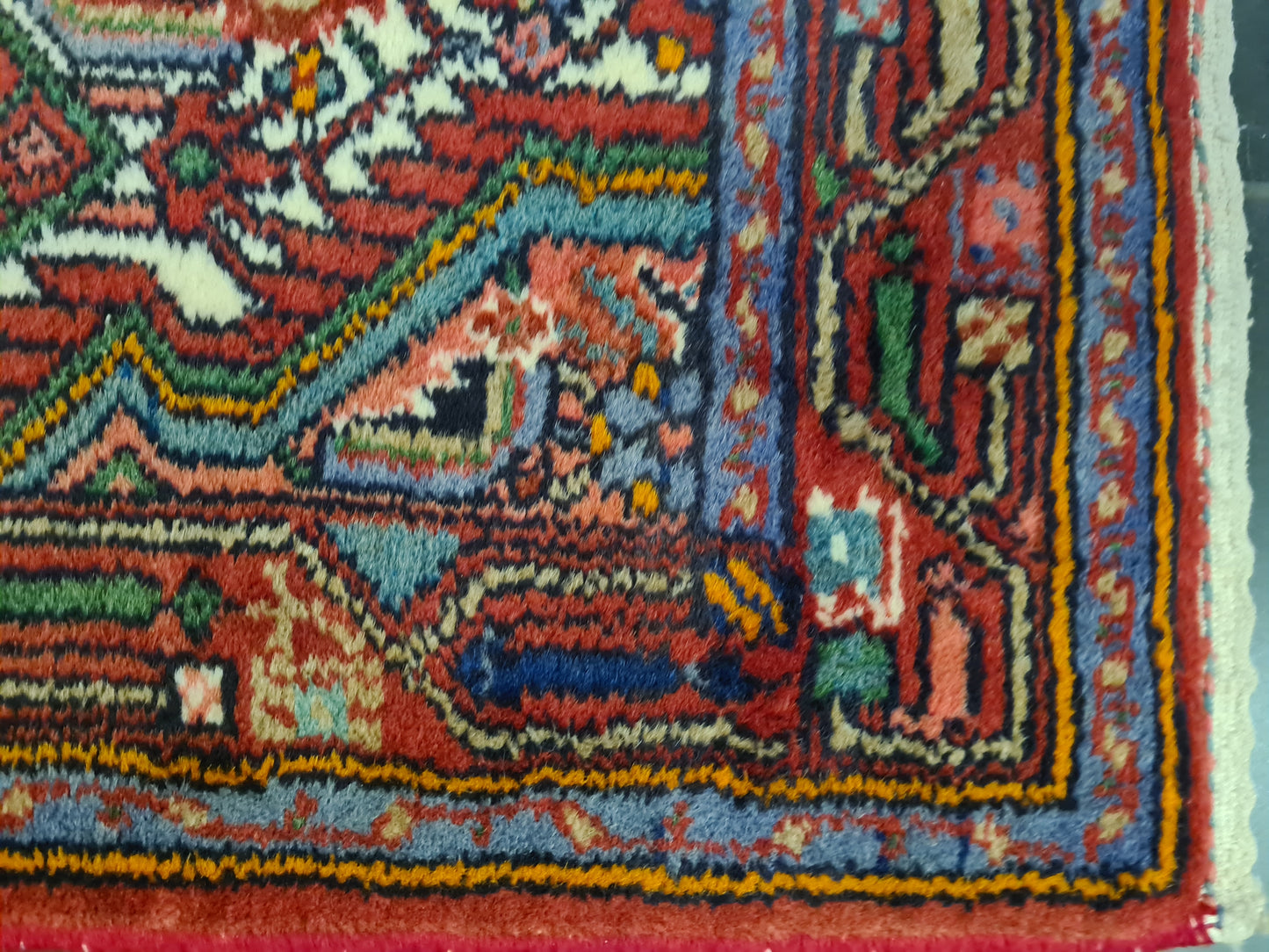 Perserteppich Orientteppich Handgeknüpfter Teppich Hamedan 132x79cm