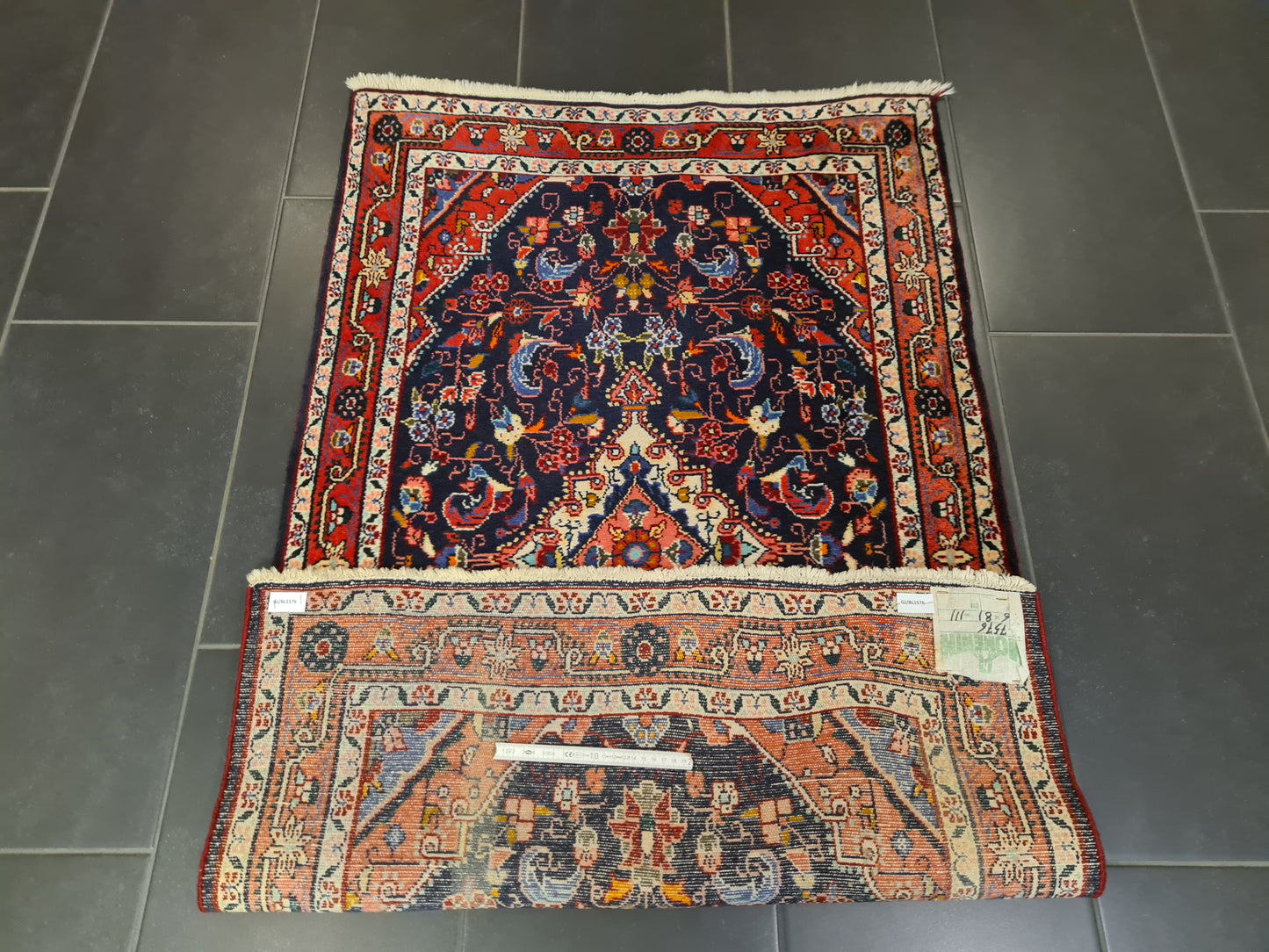 Perserteppich Orientteppich Handgeknüpfter Teppich Hamedan 140x84cm