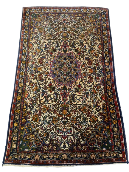 Perserteppich Orientteppich Handgeknüpfter Teppich Sarough fein 162x99cm