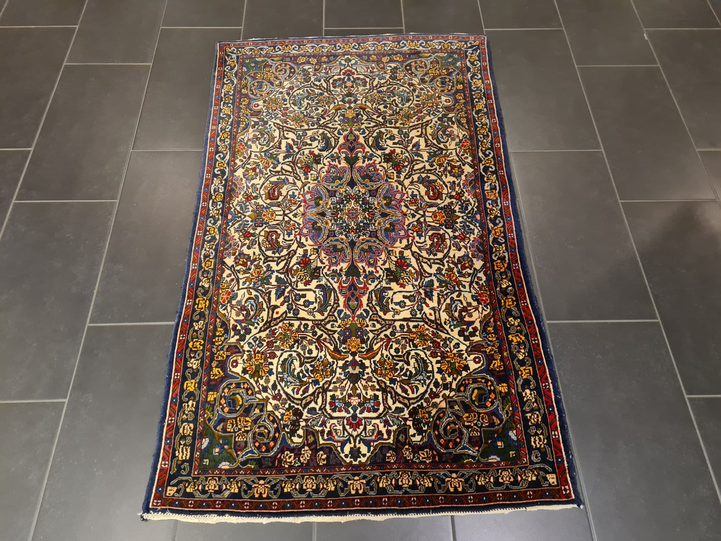 Perserteppich Orientteppich Handgeknüpfter Teppich Sarough fein 162x99cm